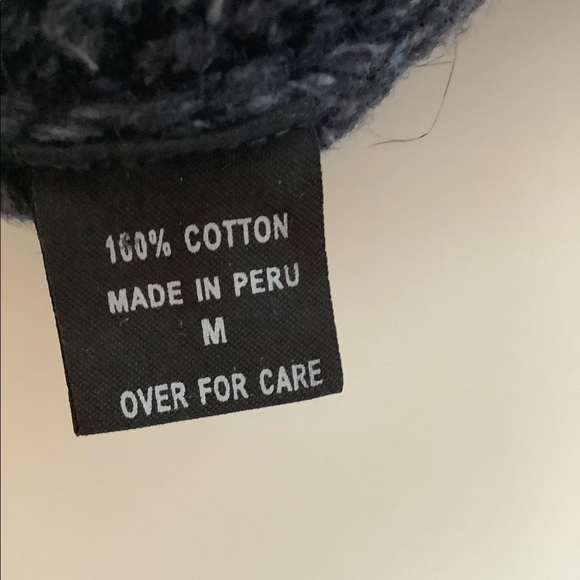 Vintage women knitted sweater. Made in Peru. Size M. - Picture 12 of 14